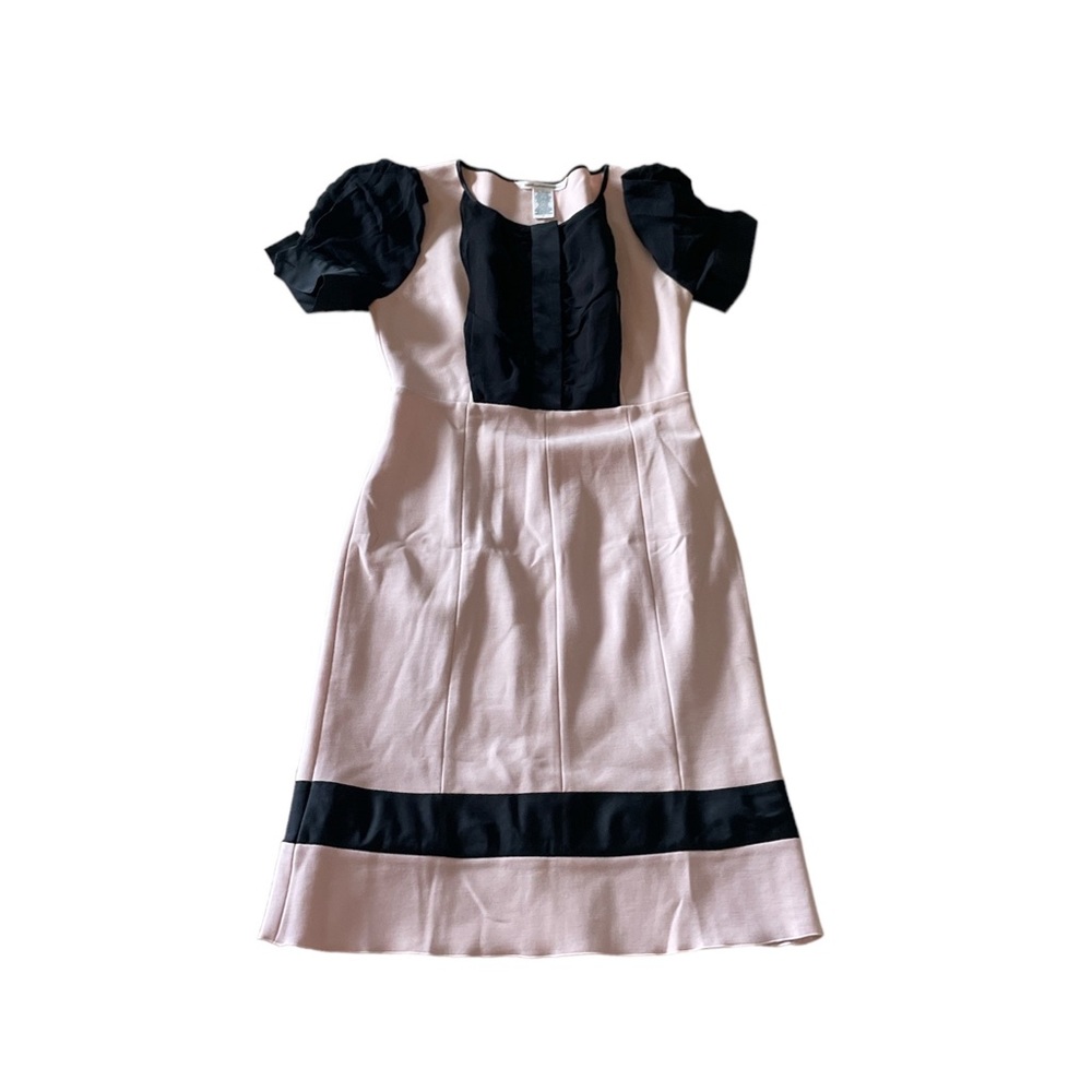 DIANE VON FURSTENBERG Pink Dress with Black!!!